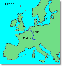 Karte Rhein