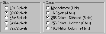 Neuer Cursor Optionen
